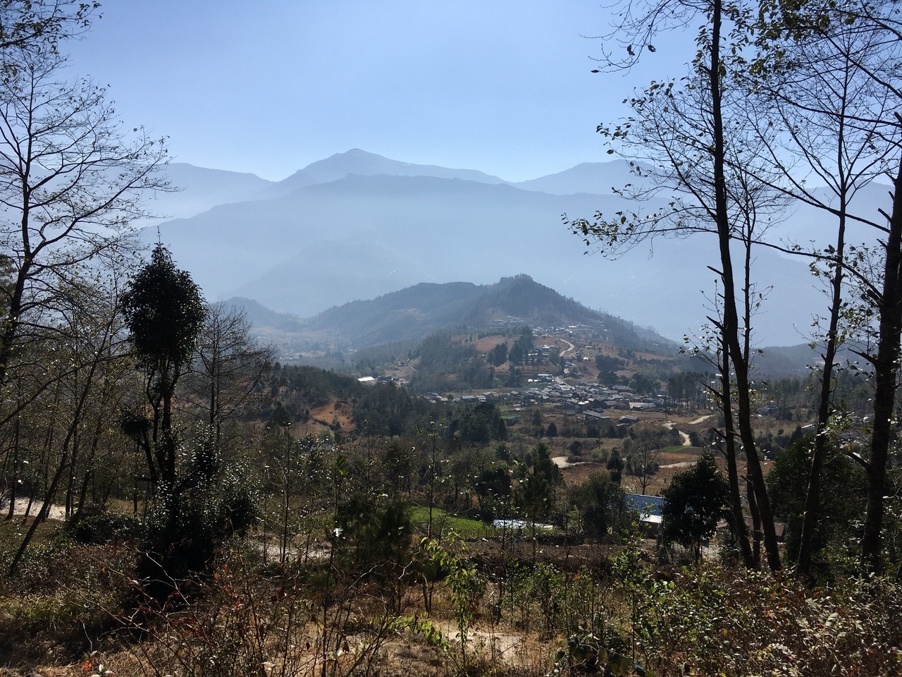 AFPN 2025 Nepal le Pickey Peak vu de Bandhar